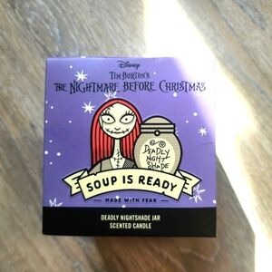DISNEY'S Nightmare before Christmas deadly nightshade candle